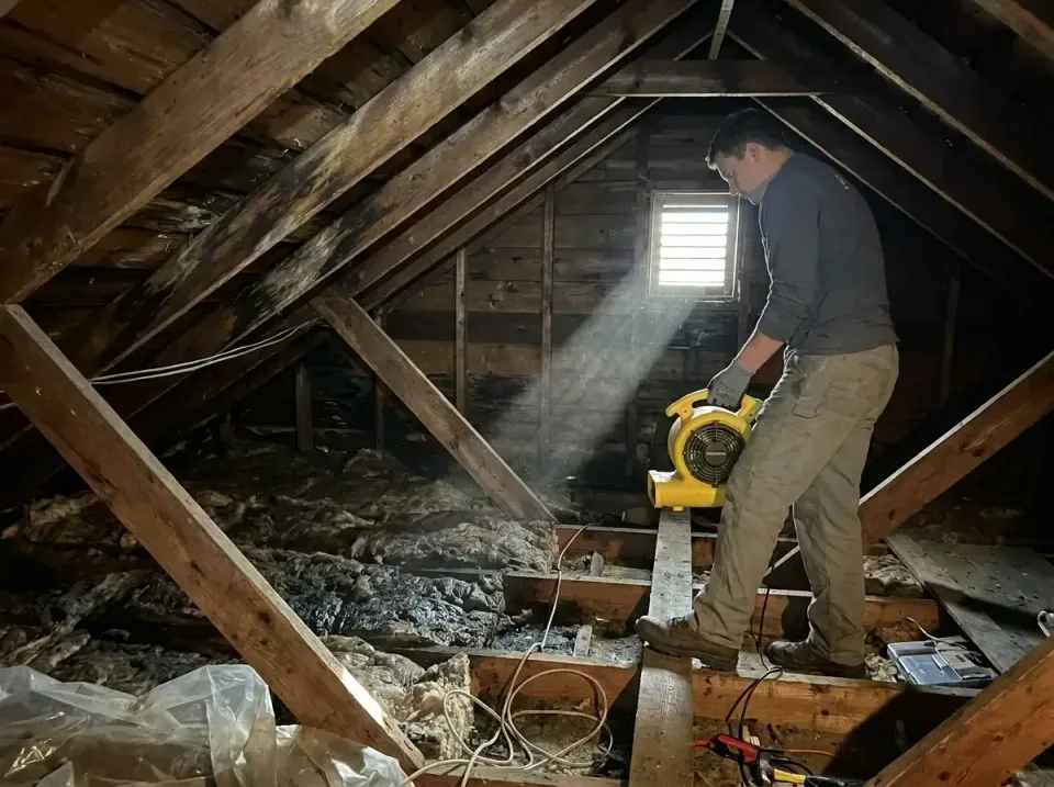attic-water-damage-drying-proc-007 — frequently asked questions, Emergency Water Extraction & 24/7 Flood Response in Andalus…